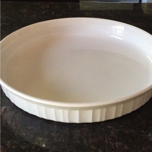 Corning  French White Quiche Dish